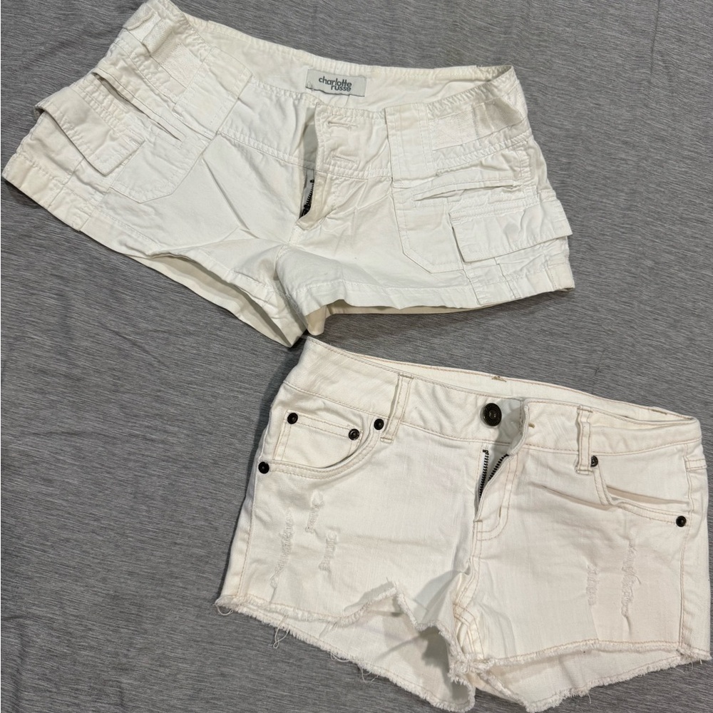 White Women's Shorts by Charlotte Russe